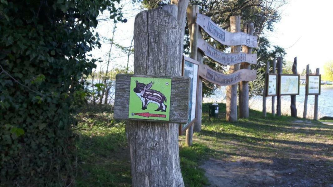 Ferienhaus Paul Am Klostersee, Urlaub Mit Hund Dargun Exterior foto